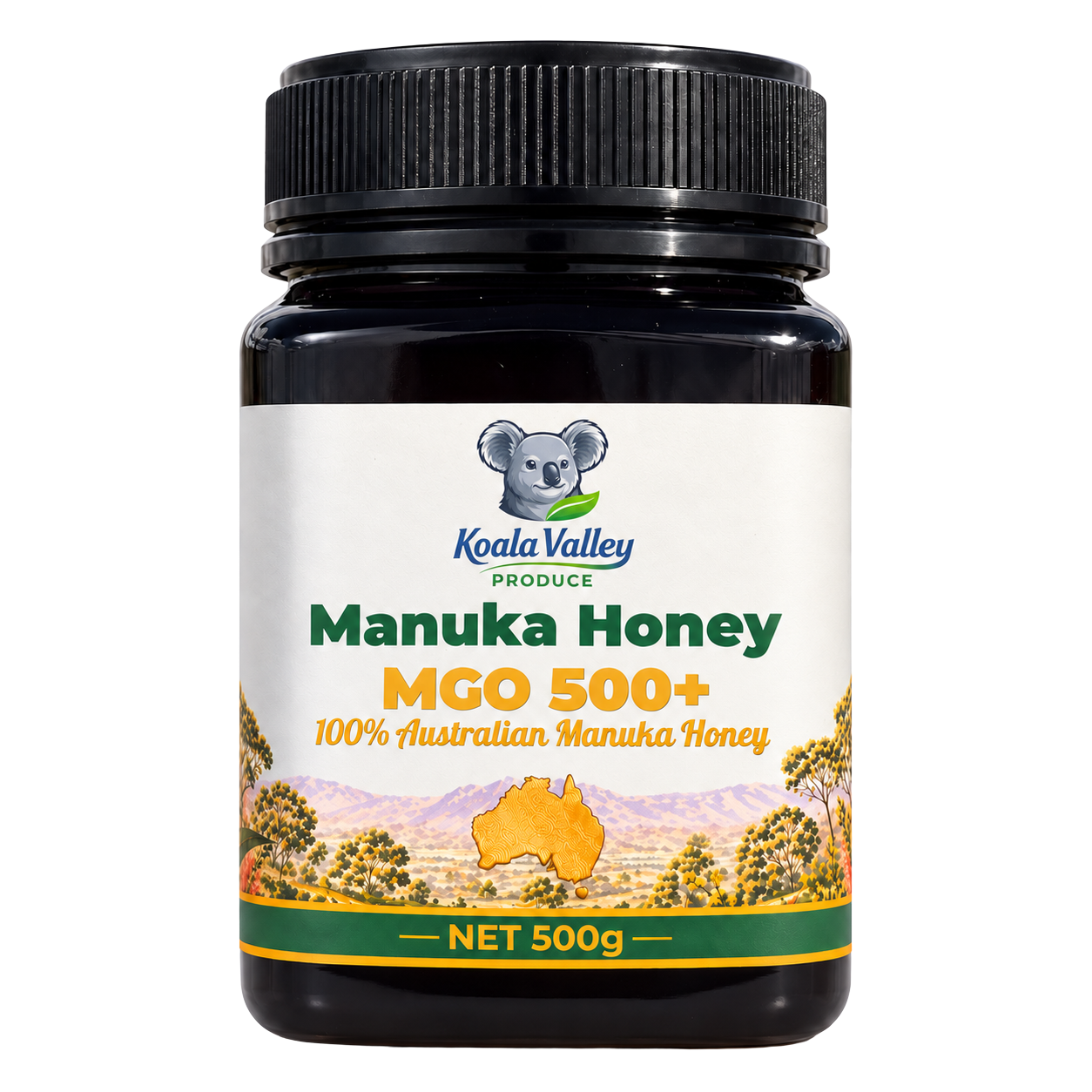 Koala Valley Produce MGO 500+ Manuka honey 500g